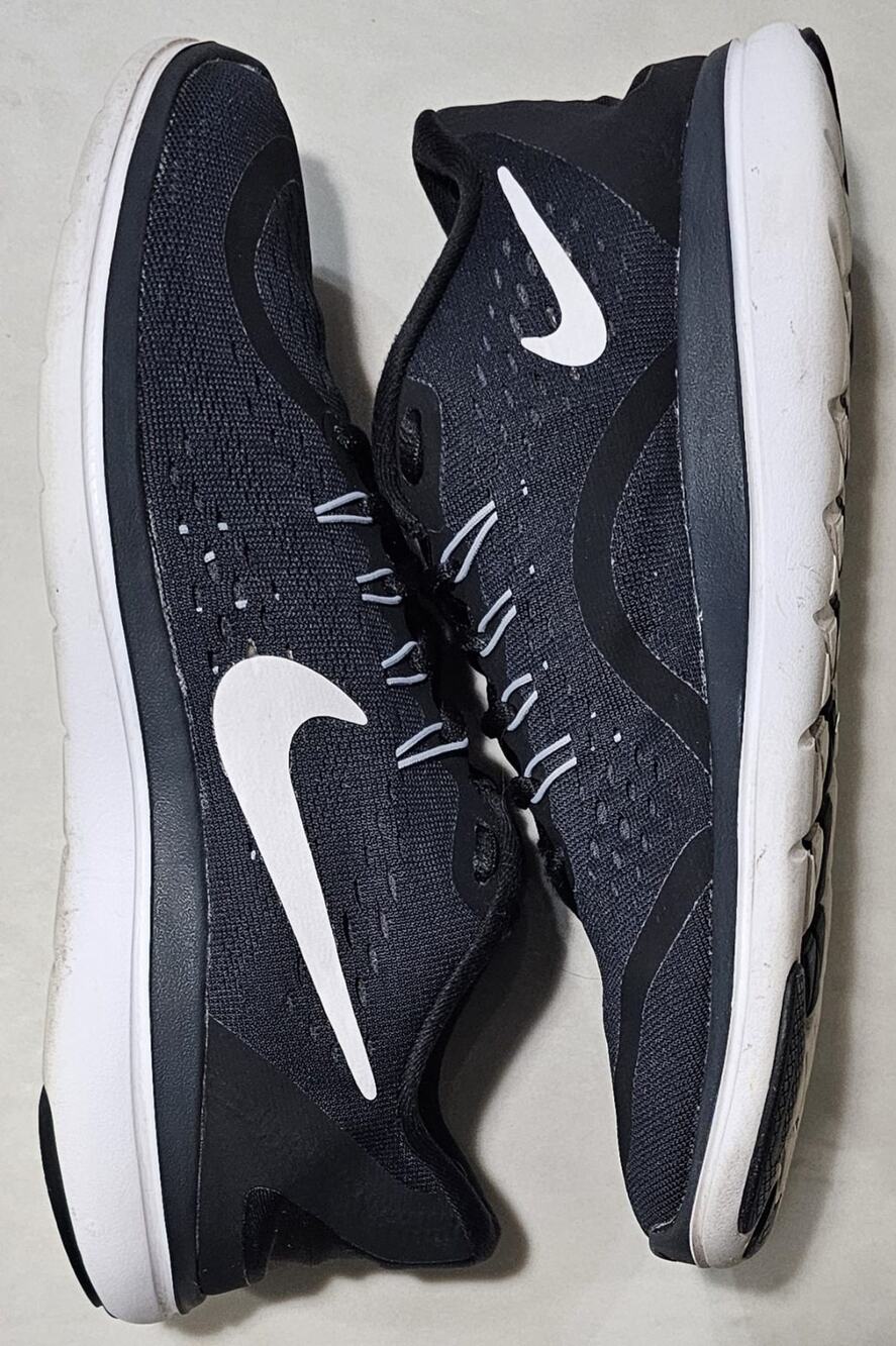 Nike Flex 2017 RN Womens 8 Black White Running Shoes 898476-001